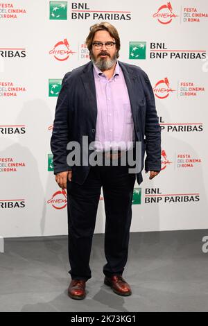 ROME, ITALY - OCTOBER 17: Giuseppe Battiston attends the photocall for “War - La Guerra Desiderata” during the 17th Rome Film Festival at Auditorium Parco Della Musica on October 17, 2022 in Rome, Italy. Stock Photo