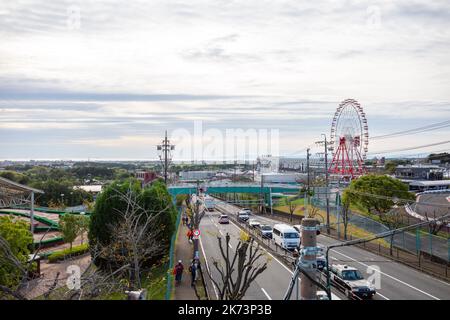 Suzuka Circuit, Mie Prefecture, Japan. 8th Oct, 2022. The world famous Suzuka Circuit, featuring the Suzuka Circuit ferris wheel, during the Formula 1 Honda Japanese Grand Prix. Japan has recently reopened to tourism after over two years of travel bans due to the COVID-19 pandemic. (Credit Image: © Taidgh Barron/ZUMA Press Wire) Stock Photo