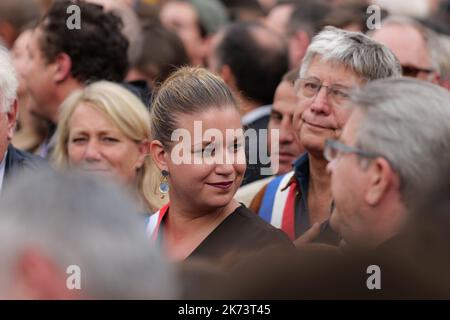 Paris, France, 16/10/2022. March against Expensive Living and Climate Inaction, NUPES. Pierre Galan/Alamy Live News Stock Photo