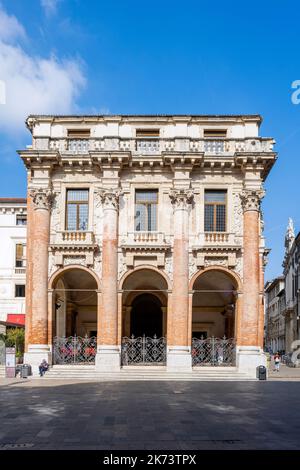 Italy, Veneto, Vicenza, Palazzo del Capitaniato, Loggia del Capitanio ...