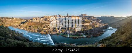 Vast cityscape of Toledo, Spain Stock Photo