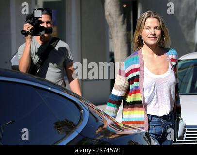 Ali Larter does some shopping in Beverly Hills.  Stock Photo