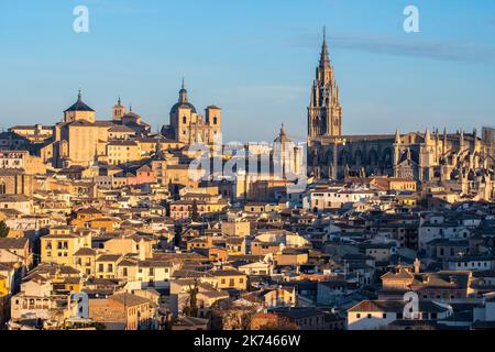 Vast cityscape of Toledo, Spain Stock Photo