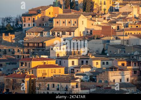 Vast cityscape of Toledo, Spain Stock Photo