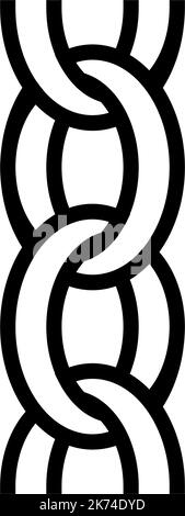 belcher rolo chain line icon vector illustration Stock Vector Image ...