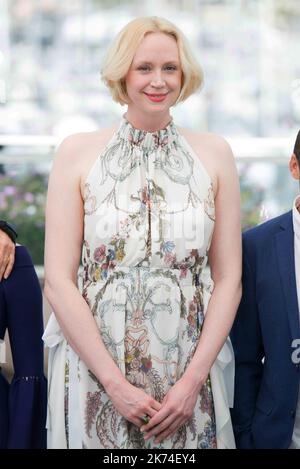 Actress Gwendoline Christie attends the 'Top Of The Lake: China Girl' photocall during the 70th annual Cannes Film Festival at Palais des Festivals Stock Photo