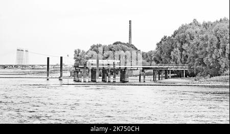 Panoramic of Nimege, Holland, Netherlands, Europe Stock Photo