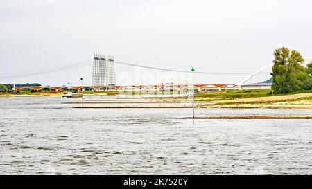 Panoramic of Nimege, Holland, Netherlands, Europe Stock Photo