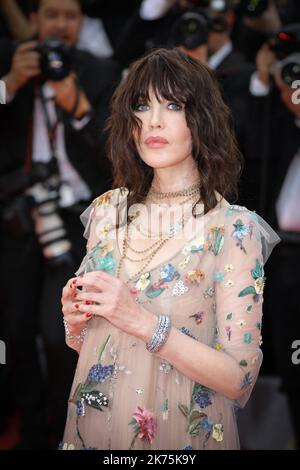 Isabelle Adjani  attending the Everybody Knows premiere during the 71st Cannes Film Festival Stock Photo