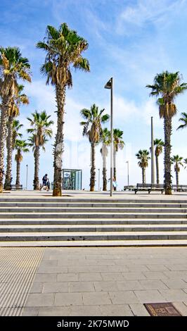 Barcelona, Spain, Barceloneta, bicycles Stock Photo - Alamy