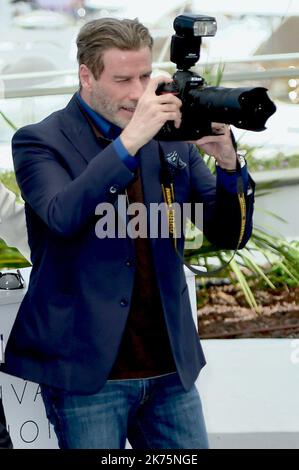 Actor John Travolta attends the photocall for the Gotti during the 71st annual Cannes Film Festival. Stock Photo