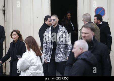 Model Baptiste Giabiconi attends the Chanel show as part of the Paris Fashion Week Womenswear Fall/Winter 2019/2020 in Paris, France. 05/03/2019 Stock Photo