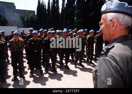 General Philippe Morillon, Commander of the Prison Stock Photo