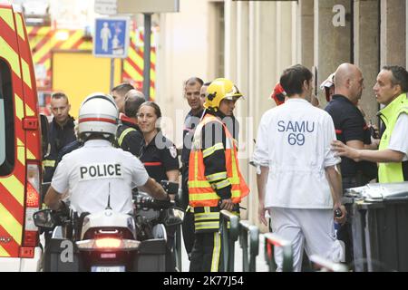 13 people injured as a bag exploded Stock Photo - Alamy