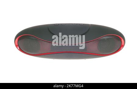 Bluetooth loudspeaker - isolated on white background. Stock Photo