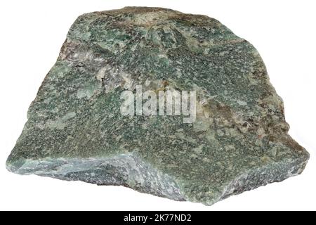 aventurine from Brazil isolated on white background Stock Photo