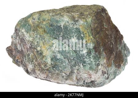 aventurine from Brazil isolated on white background Stock Photo