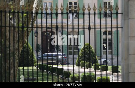 Sophie Turner and musician Joe Jonas wedding at the chateau de Tourreau in Sarrians, Southern France Stock Photo