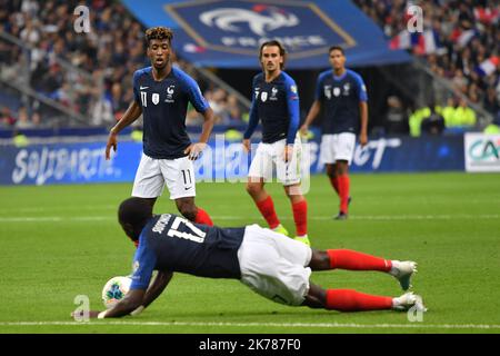 Moussa Sissoko # 17 during the match France-Andorra, on September 10, 2019, at the Stade de France for the qualifications of Euro 2020. Stock Photo