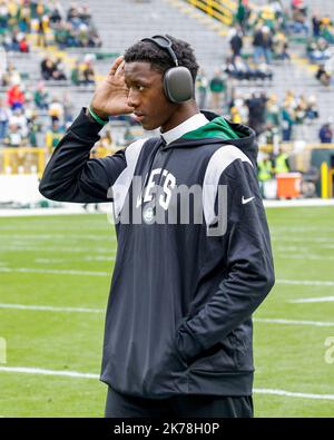 New York Jets cornerback Sauce Gardner (1) against the Buffalo Bills in an  NFL football game, Sunday, Dec. 11, 2022, in Orchard Park, N.Y. Bills won  20-12. (AP Photo/Jeff Lewis Stock Photo - Alamy