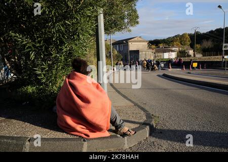 Earthquake in Teil, eastern France, : 5,4 on Richter scale Stock Photo