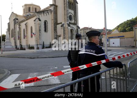 Earthquake in Teil, eastern France, : 5,4 on Richter scale Stock Photo