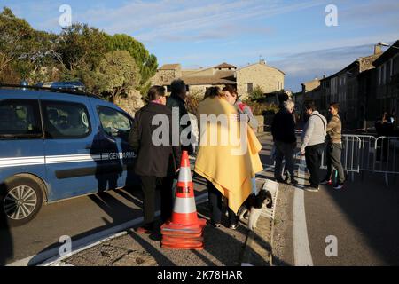 Earthquake in Teil, eastern France, : 5,4 on Richter scale Stock Photo