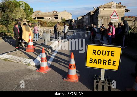 Earthquake in Teil, eastern France, : 5,4 on Richter scale Stock Photo