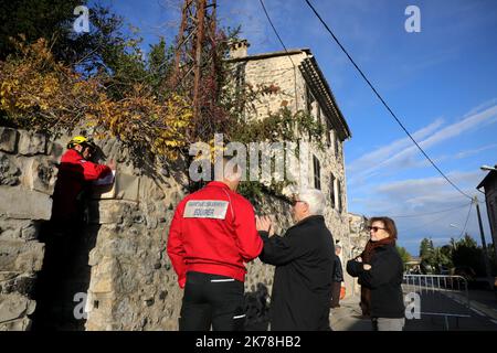 Earthquake in Teil, eastern France, : 5,4 on Richter scale Stock Photo