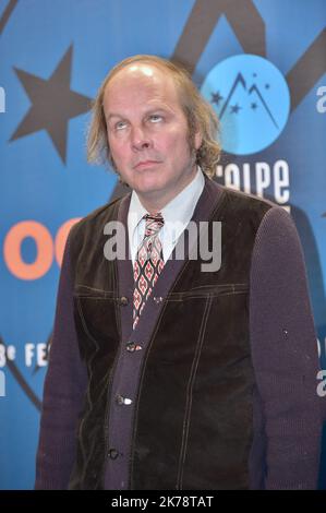 Philippe Katerine attends the first day of the 23rd L Alpe D'Huez International Comedy Film festival on January 14, 2020 in Alpe d'Huez, France. Stock Photo