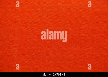 Abstract background, orange fabric texture Stock Photo
