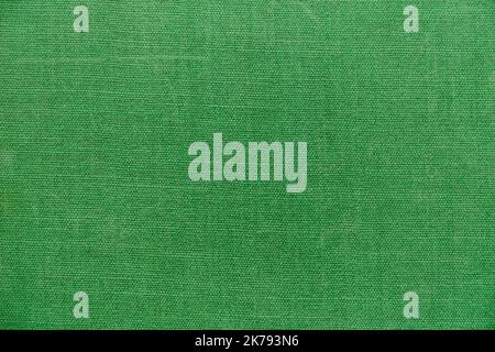 Abstract background, green fabric texture Stock Photo