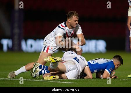 Doncaster, UK. 17th Oct, 2022. *** during the Rugby League World Cup 2022 match between France RL and Greece RL at the Eco-Power Stadium, Doncaster, England on 17 October 2022. Photo by Simon Hall. Editorial use only, license required for commercial use. No use in betting, games or a single club/league/player publications. Credit: UK Sports Pics Ltd/Alamy Live News Stock Photo