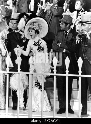  My Fair Lady : Hepburn, Audrey, Harrison, Rex, Holloway,  Stanley, Hyde-White, Wilfrid, Cooper, Gladys, Brett, Jeremy, Cukor, George:  Movies & TV