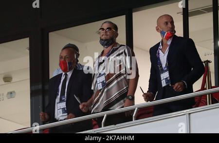 ©PHOTOPQR/LE PARISIEN/Arnaud Journois ; LISBONNE ; 23/08/2020 ; FOOTBALL FINALE DE LA LIGUE DES CHAMPIONS . LISBONNE . ESTADIO DA LUZ . 23/08/2020 . PARIS SG - BAYERN MUNICH DJ Snake Lisbon: 08/23/2020; European Football Cup final. PSG Bayern Munich Stock Photo