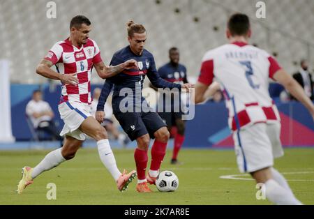 ©PHOTOPQR/LE PARISIEN/Olivier Lejeune ; SAINT DENIS ; 08/09/2020 ; FRANCE / CROATIE / LIGUE DES NATIONS STADE DE FRANCE GRIEZMANN 08/09/2020; SAINT DENIS 08.09.2020 sport - football, UEFA, League of Nations, Stade de France, group C, second day, FRANCE CROATIA Stock Photo