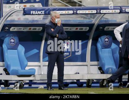 ©PHOTOPQR/LE PARISIEN/Olivier Lejeune ; SAINT DENIS ; 08/09/2020 ; FRANCE / CROATIE / LIGUE DES NATIONS STADE DE FRANCE DESCHAMPS 08/09/2020; SAINT DENIS 08.09.2020 sport - football, UEFA, League of Nations, Stade de France, group C, second day, FRANCE CROATIA Stock Photo