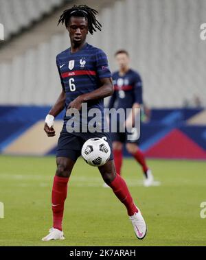 ©PHOTOPQR/LE PARISIEN/Olivier Lejeune ; SAINT DENIS ; 08/09/2020 ; FRANCE / CROATIE / LIGUE DES NATIONS CAMAVINGA STADE DE FRANCE 08/09/2020; SAINT DENIS 08.09.2020 sport - football, UEFA, League of Nations, Stade de France, group C, second day, FRANCE CROATIA  Stock Photo