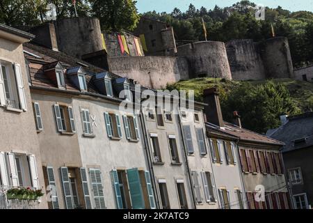 ©PHOTOPQR/LE REPUBLICAIN LORRAIN/Pierre HECKLER ; Sierck-les-Bains ; 11/09/2020 ; Sierck les Bains Le village - 2020/09/11. Generic views of Sierck, east of France. Stock Photo