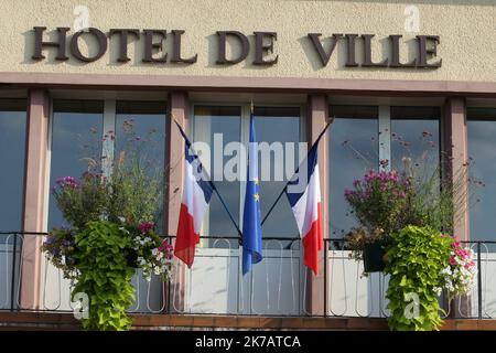 ©PHOTOPQR/LE REPUBLICAIN LORRAIN/Pierre HECKLER ; Sierck-les-Bains ; 11/09/2020 ; Sierck les Bains Le village - 2020/09/11. Generic views of Sierck, east of France. Stock Photo