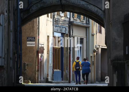 ©PHOTOPQR/LE REPUBLICAIN LORRAIN/Pierre HECKLER ; Sierck-les-Bains ; 11/09/2020 ; Sierck les Bains Le village - 2020/09/11. Generic views of Sierck, east of France. Stock Photo