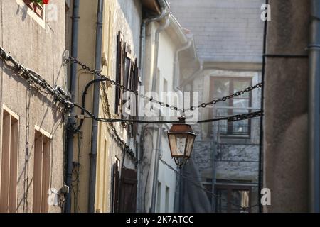 ©PHOTOPQR/LE REPUBLICAIN LORRAIN/Pierre HECKLER ; Sierck-les-Bains ; 11/09/2020 ; Sierck les Bains Le village - 2020/09/11. Generic views of Sierck, east of France. Stock Photo