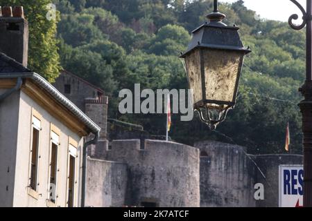 ©PHOTOPQR/LE REPUBLICAIN LORRAIN/Pierre HECKLER ; Sierck-les-Bains ; 11/09/2020 ; Sierck les Bains Le village - 2020/09/11. Generic views of Sierck, east of France. Stock Photo