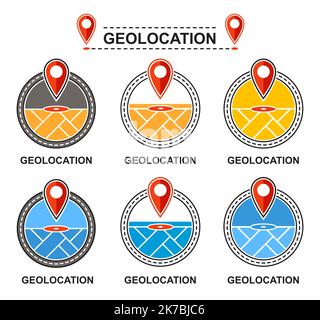 delivery gps navigation map pointer location icon vector illustration ...