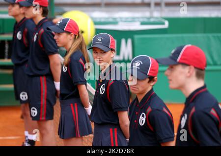 ©PHOTOPQR/NICE MATIN/Jean François Ottonello ; Monaco ; 14/04/2021 ; OTTONELLO JEAN-FRANCOIS - mercredi 14 avril 2021, Rolex Monte-Carlo Masters à Roquebrune-Cap-Martin - deuxième tour - Stock Photo