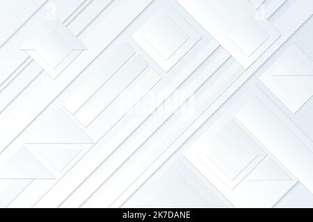 paper style white monochrome background vector design illustration Stock Vector