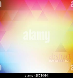 Abstract blurred colorful pattern with triangles. Vector graphic background with color gradient Stock Vector