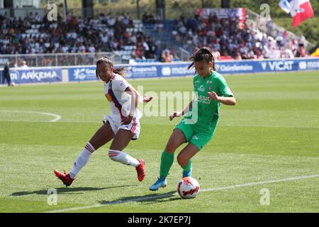 Thierry Larret / MAXPPP. Football Feminin D1 ARKEMA. Olympique Lyonnais vs Association Sportive de Saint-Etienne. Groupama OL Training Center, Decines-Charpieu (69) le 5 septembre 2021. Stock Photo