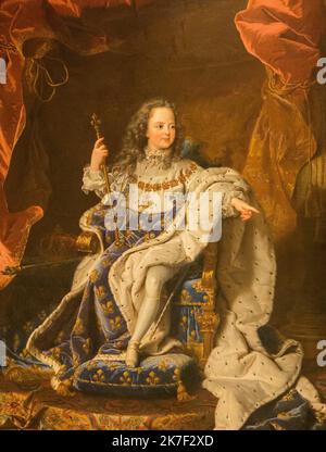 Portrait de Louis XV enfant 1720s by Pierre Gobert Stock Photo - Alamy