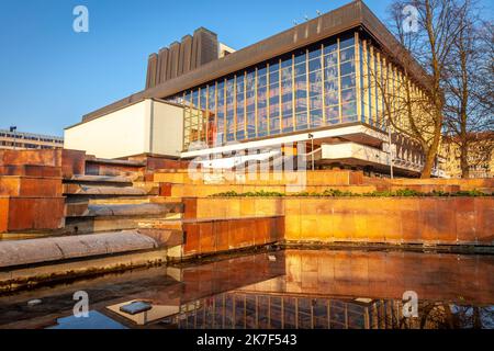 Lithuanian National Opera in Vilnius at sunny day, Lithuania, Baltic countries Stock Photo